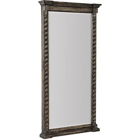 Vail Floor Mirror with Jewelry Storage